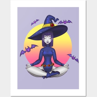 Witch Raven Posters and Art